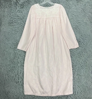 Vestido de noche Miss Elaine para mujer S rosa claro cuello cuadrado encaje manga larga Foto 1 de 4