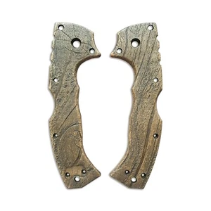 Wood Bark (3169) - Cold Steel 4-Max Scout Knife Scales - Picture 1 of 3