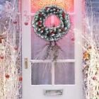 Christmas Wreath Holiday Garland Decoration For Porch Fireplace Balcony