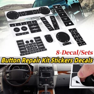 Para VW Touareg 2004-09 climatizador automático mando botón reparación pegatina - Imagen 1 de 11