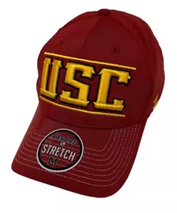 Zephyr NCAA USC Trojans “Citadel" Structured Curved Bill Stretch Fit Hat NWT - Picture 1 of 6