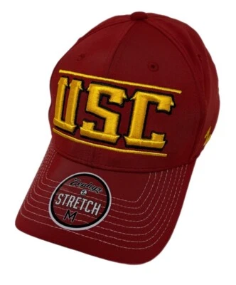 Zephyr NCAA USC Trojans “Citadel" Structured Curved Bill Stretch Fit Hat NWT - Image 1 of 4