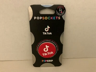 Punho PopSockets com parte superior intercambiável para celulares, PopGrip TikTok (I) - Imagem 1 de 4
