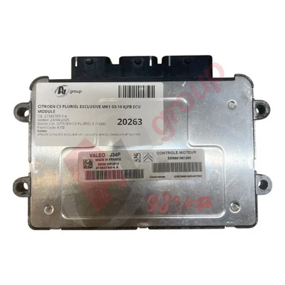 MODULO ECU CITROEN C3 PLURIEL EXCLUSIVE MK1 03-10 KJFB 21585785-4 A - Immagine 1 di 4