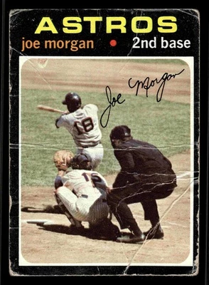 1971 Topps #264 Joe Morgan (HOF) - Houston Astros (Low Grade) - Image 1 of 2