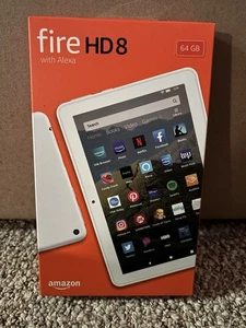 Amazon Fire HD8 64GB Tablet New In Sealed Box - Picture 1 of 3