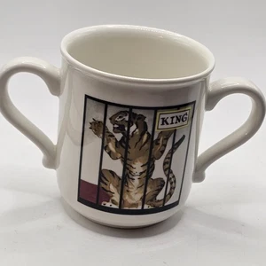 Villeroy & Boch Circus Kaffeebecher Vintage Zweihenkel Nera Panther Königstiger - Bild 1 von 8