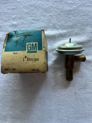 Новый из старых запасов GM 1231105 клапан управления обогревателем 1963-68 Chevrolet Corvette с переменным током - Изображение 1 из 4