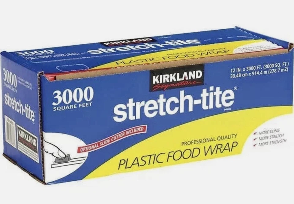 Envoltura de comida de plástico premium Kirkland Signature Stretch-Tite 12" X 3000 pies Foto 1 de 1