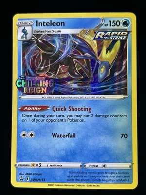 Inteleon - (Prerelease) SWSH113 SWSH: Sword & Shield Promo Cards Holo - Image 1 of 2
