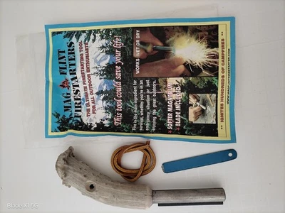 Arrancador de fuego Mag Flint Stag Handle Fire Starter  Foto 1 de 4