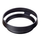 55mm Vented Curved Metal lens Hood For Leica Canon Nikon Sony Panasonic Olympus