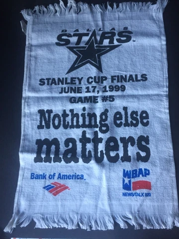 NHL 1998-99 Dallas Stars Stanley Cup Champions COMMEMORATIVE GAME 5 RALLY TOWEL Cover