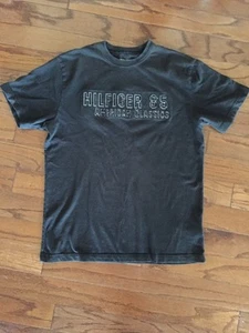 Tommy Hilfiger T Shirt Spell Out BESTICKTES Logo Herren S - Bild 1 von 6
