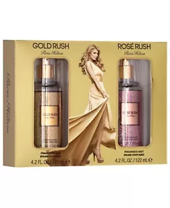 Paris Hilton Gold Rush and Ruse Rush Body Mist Gift Set 2 PC 4.2 oz each - Picture 1 of 1