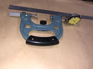 MITUTOYO SNAP GAGE NO. 201-103 0.01MM INDICATOR GAGE MASTER - Picture 1 of 5