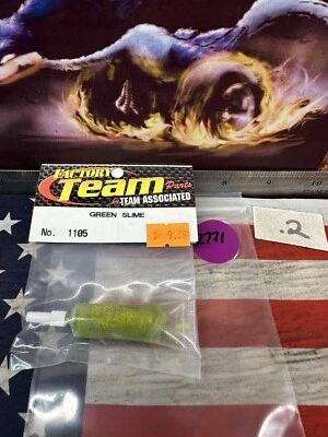 Team Associated 1105 Factory Team Green Slime Lube: RC10 B4 T4.1 T2 B44.1 - Image 1 of 4