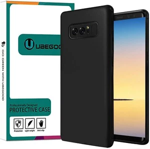 Cover per Samsung Galaxy Note 8 custodia nera opaca slim antiscivolo satinata - Foto 1 di 6
