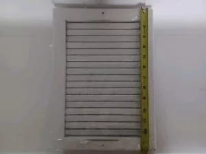 Registro de ventilación de aire de metal HVAC 14"x10", blanco - Imagen 1 de 12