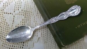 Sterling .925 Silver Souvenir Spoon - State Capitol Denver Colorado