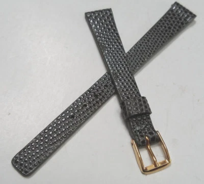 CORREA RELOJ SPEIDEL DAMAS GRIS PIEL DE CERDO GENUINA 12 MM >Nuevo Stock Antiguo< Foto 1 de 4