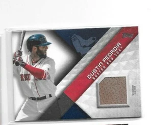 2018 TOPPS SERIES 2 DUSTIN PEDROIA JERSEY RED SOX  relic - Picture 1 of 1
