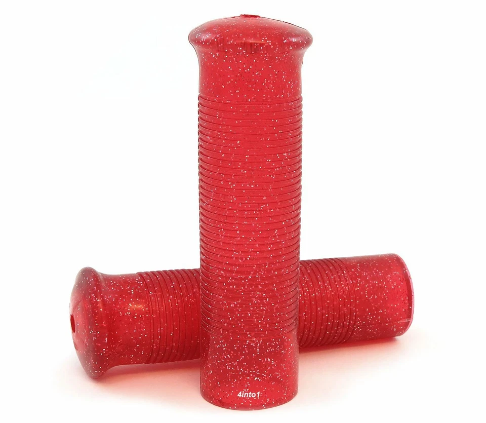 Punhos de motocicleta floco de metal Jackhammer - Vermelho - 1" - Imagem 1 de 1