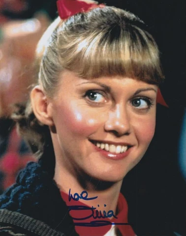 Olivia Newton-John (Grease) signed 8x10 photo Cover