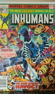 The Inhumans 10 1977 Marvel Black Bolt Warkon Kree Mon-Tog LOCKJAW Medusa - Picture 1 of 5