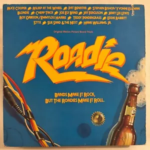 ROADIE - SOUNDTRACK - BLACK VINYL 2XLP WARNER 1980 - VG+ - 6B - Picture 1 of 2