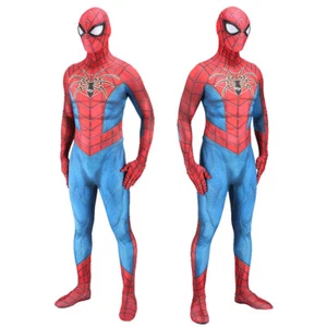 Upgraded All New Spider-Man Jumpsuit Spiderman Suit Cosplay Costume Halloween - Picture 1 of 12