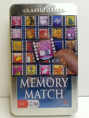 Memory Match Classic Game Preschool Learn Play Fun Skill Kids Gift Cardinal NEW - Image 1 of 4