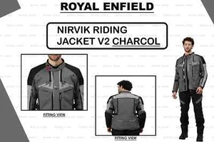 Royal Enfield "Chaqueta de montar carbón Nirvik V2" M, L, XL, 2XL - Imagen 1 de 8