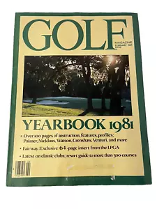 GOLF MAGAZINE FEBRUARY 1981 14150 VOL. 23 No. 2 YEARBOOK 1981 - Picture 1 of 20
