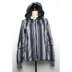 Chaqueta cortavientos Lululemon para mujer talla 10 That’s The Run cremallera completa con capucha - Imagen 1 de 15