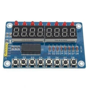 Módulo de visualización de teclas de tubo LED digital de 8 bits TM1638 para AVR Arduino - Imagen 1 de 4