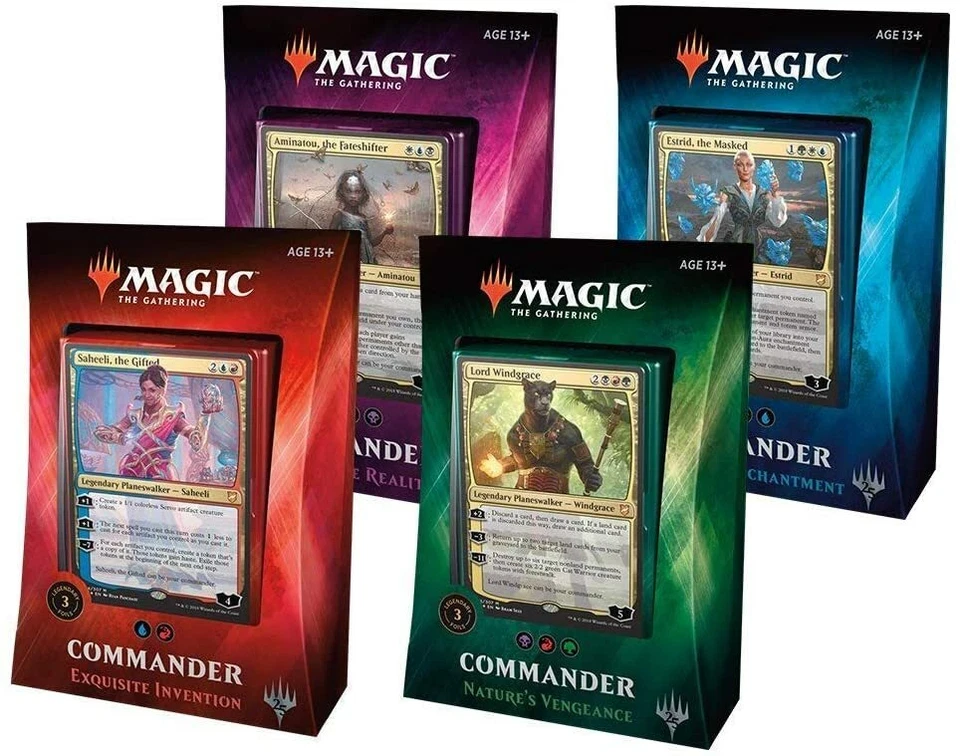 Magic the Gathering 2018 Commander Set English 4 Decks MTG FACTORY SEALED NEW - Image 1 of 1