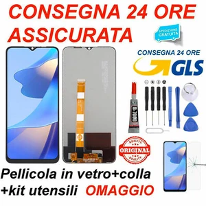 DISPLAY LCD TOUCH SCREEN ORIGINALE OPPO A16 A16s CPH2269 CPH2271 VETRO SCHERMO - Foto 1 di 4