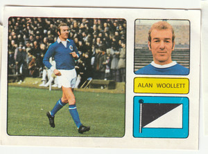 FKS Soccer Stars 1973/74 Edition Spare Stamp: Alan Woollett Leicester City