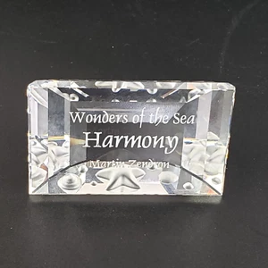 Placa de título de armonía de cristal Swarovski maravillas del mar - Imagen 1 de 2