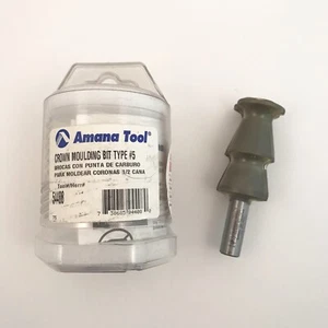 Amana 54408 Crown Molding Bit Typ #5 5/32 x 15/64 Rad x 1-1/4 Durchmesser x 2-1/4 - Bild 1 von 4