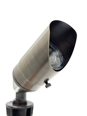 Outdoor Spot Light Brown Brass LED Low Voltage Up Light - Image 1 of 2