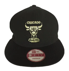 New Era Chicago Bulls Windy City 59Fifty Black One Size Snapback Cap Hat NBA - Picture 1 of 8