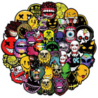 50PCS Cool Horror Skull Stickers For  Skateboard NO DULICATES ! FREE Shipping!