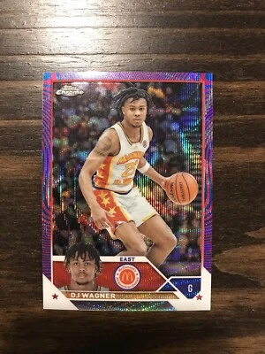 DJ WAGNER 2023 Topps Chrome McDonald’s All American SWIRL REFRACTOR /125  - Image 1 of 4