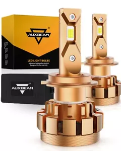 Bombillas de faros LED AUXBEAM H7 haz alto/bajo 6000K 18000LM súper brillantes F-16Plus - Imagen 1 de 12