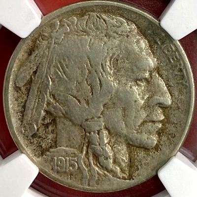 NGC-XF! 1915-D BUFFALO NICKEL - Image 1 of 3
