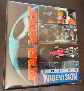 STAR WARS WIDESCREEN (1995 Topps) Limited Collector Edition Trading Card BINDER - Picture 1 of 3