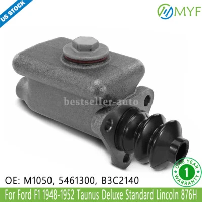 Cilindro maestro de freno para Ford F1 1948-1952 Taunus Deluxe estándar Lincoln 876H Foto 1 de 4