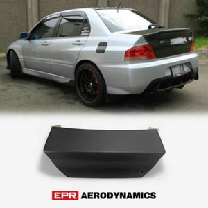 For MITSUBISHI Evolution EVO 7 8 9 OE Style MATTE Carbon Fiber Rear Trunk kit - Imagen 1 de 12